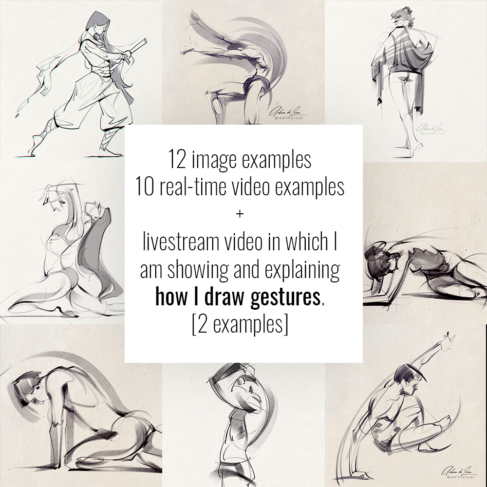 Gesture Drawing Pack + Brushes